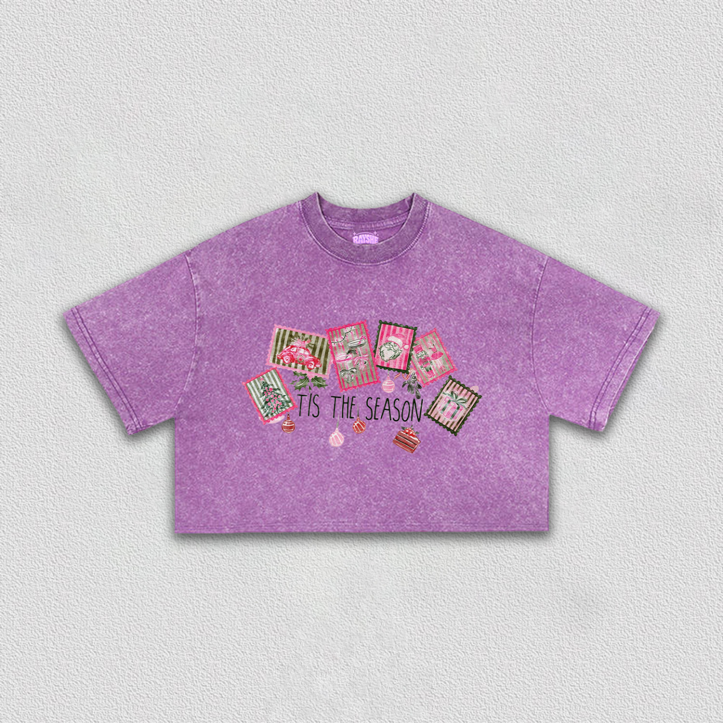 Christmas Collection Crop Tee-5