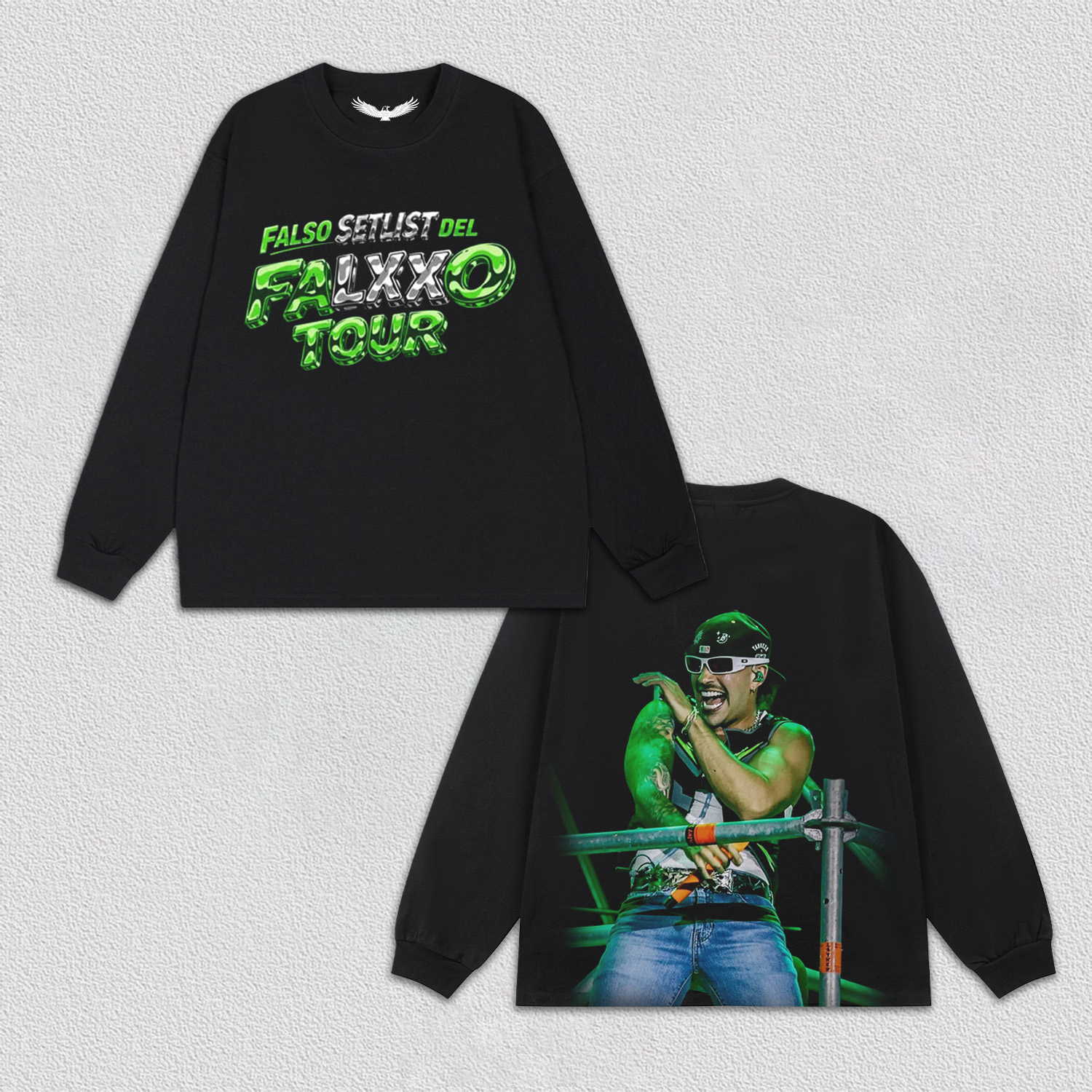 Feid FALSO SETLIST DEL FALXXO TOUR TEE