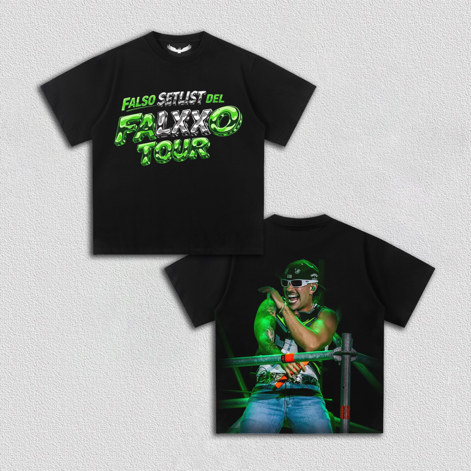 Feid FALSO SETLIST DEL FALXXO TOUR TEE