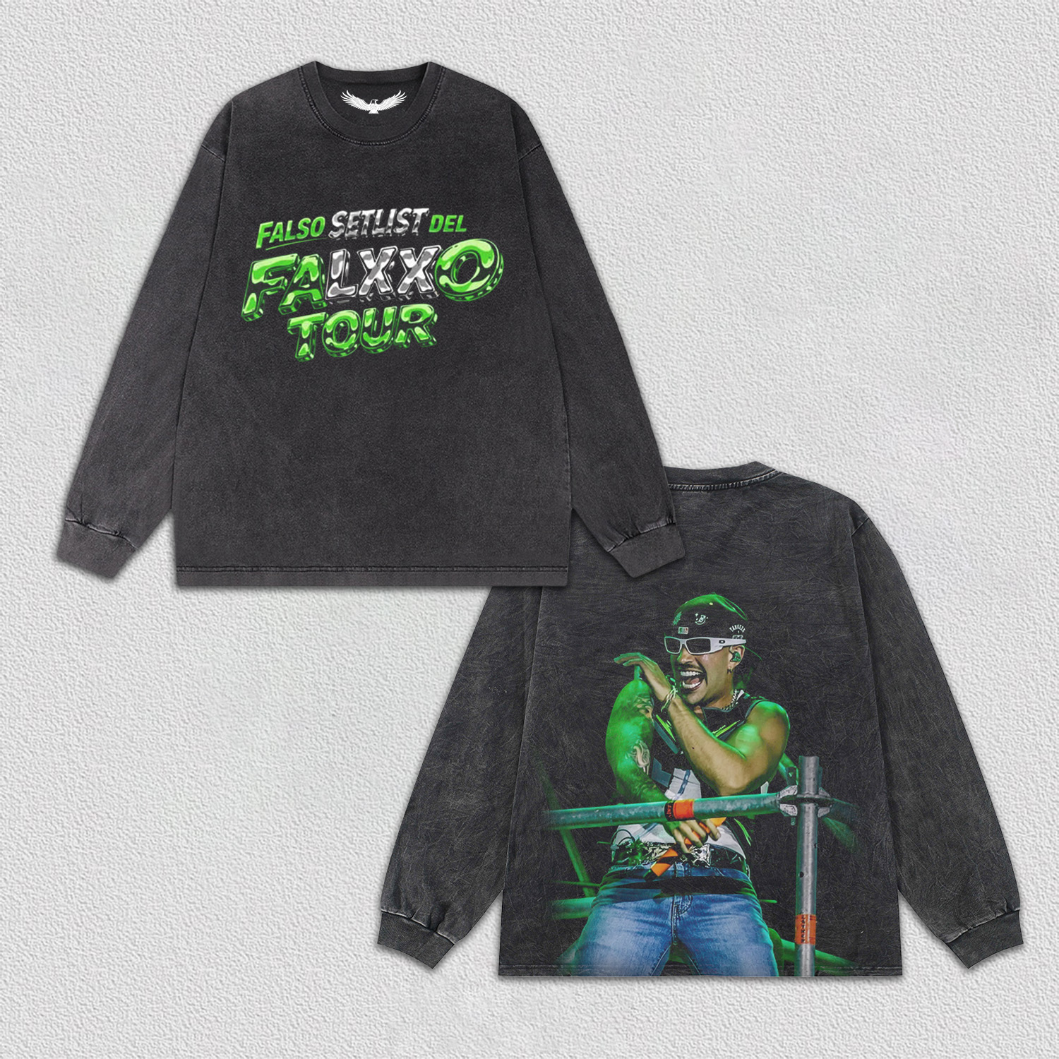 Feid FALSO SETLIST DEL FALXXO TOUR TEE