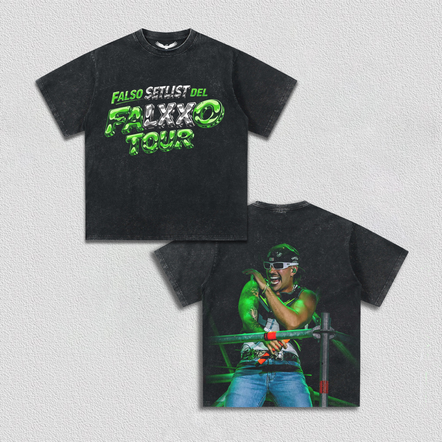 Feid FALSO SETLIST DEL FALXXO TOUR TEE