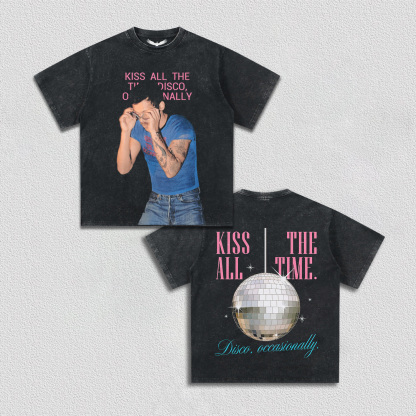 HARRY STYLES & KISS ALL THE TIME TEE 4.4