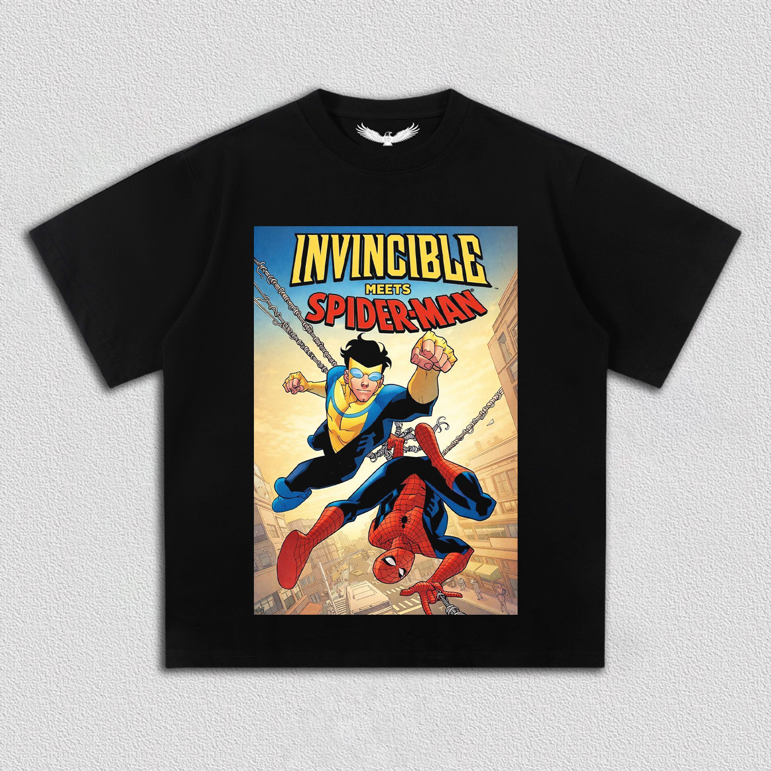 INVINCIBLE MEET SPIDEMAN tee