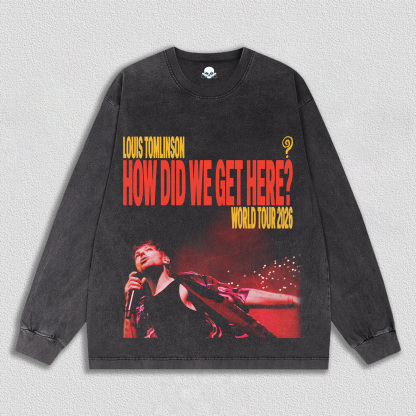 Louis Tomlinson How Did I Get Here tour tee