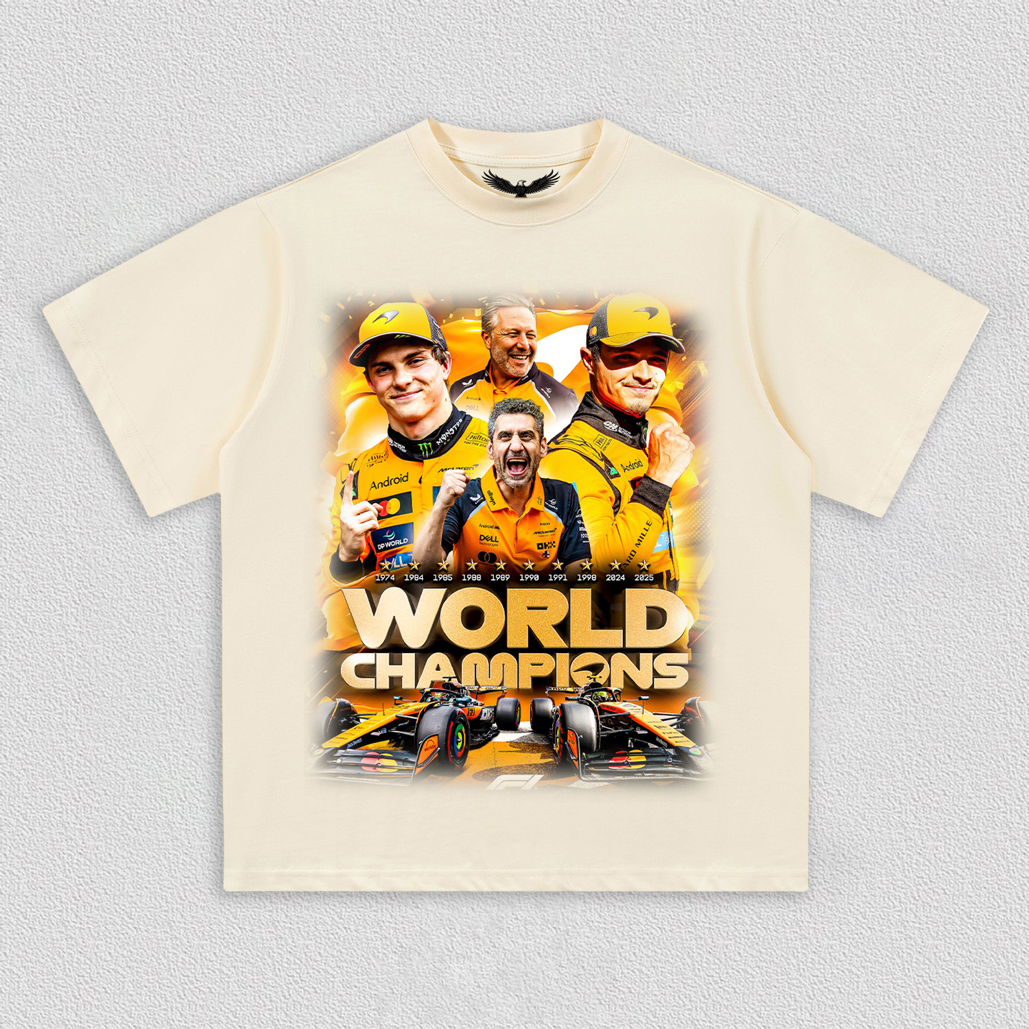 McLAREN ARE THE 2025 CONSTRUCTORS' CHAMPIONS TEE