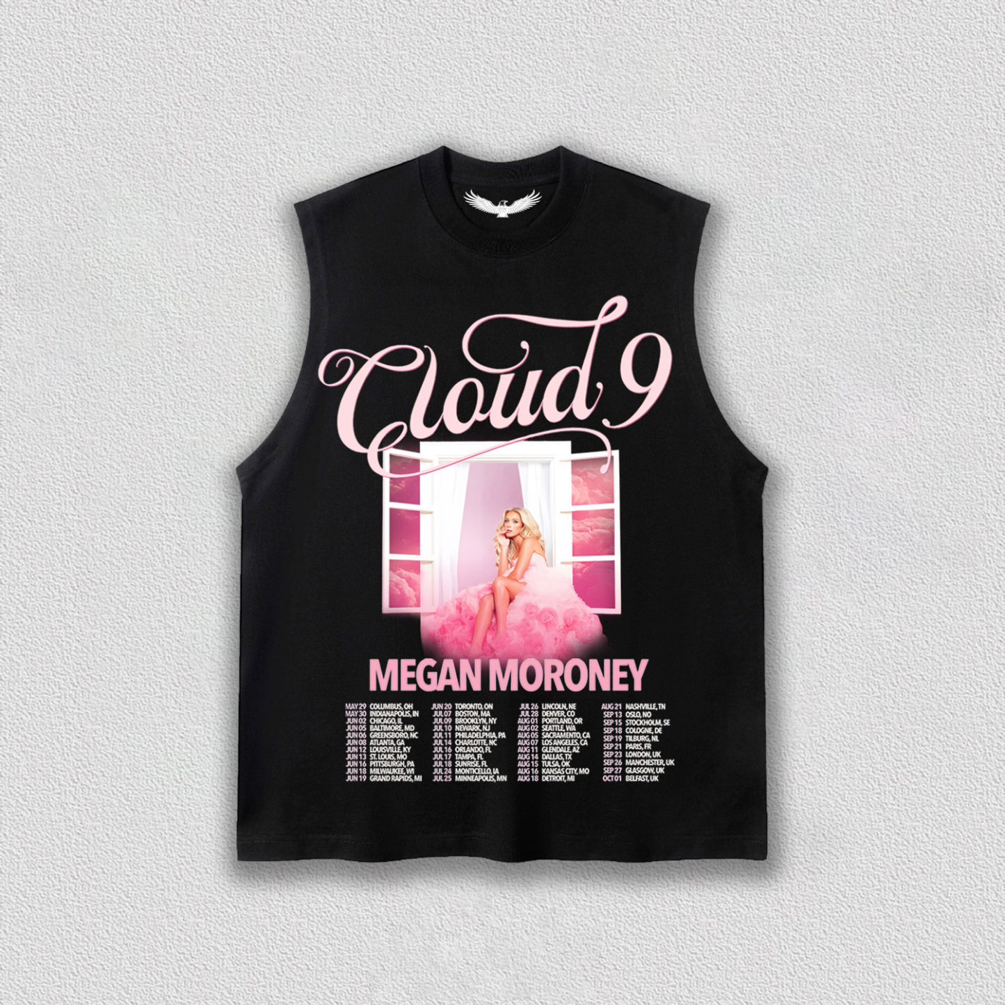 Megan Moroney cloud 9 tee 1.0