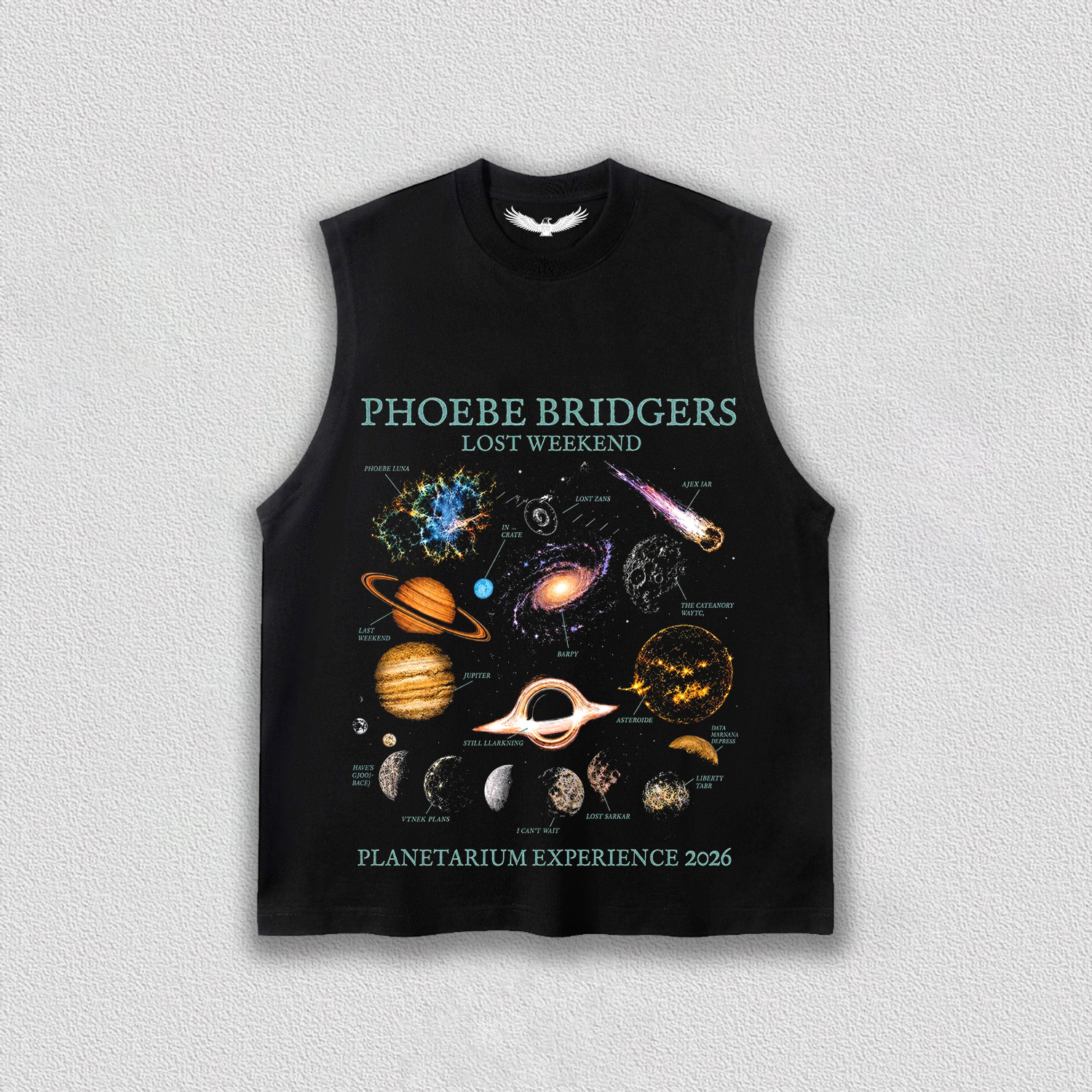 Phoebe Bridgers Planetarium Experience 2026 tee
