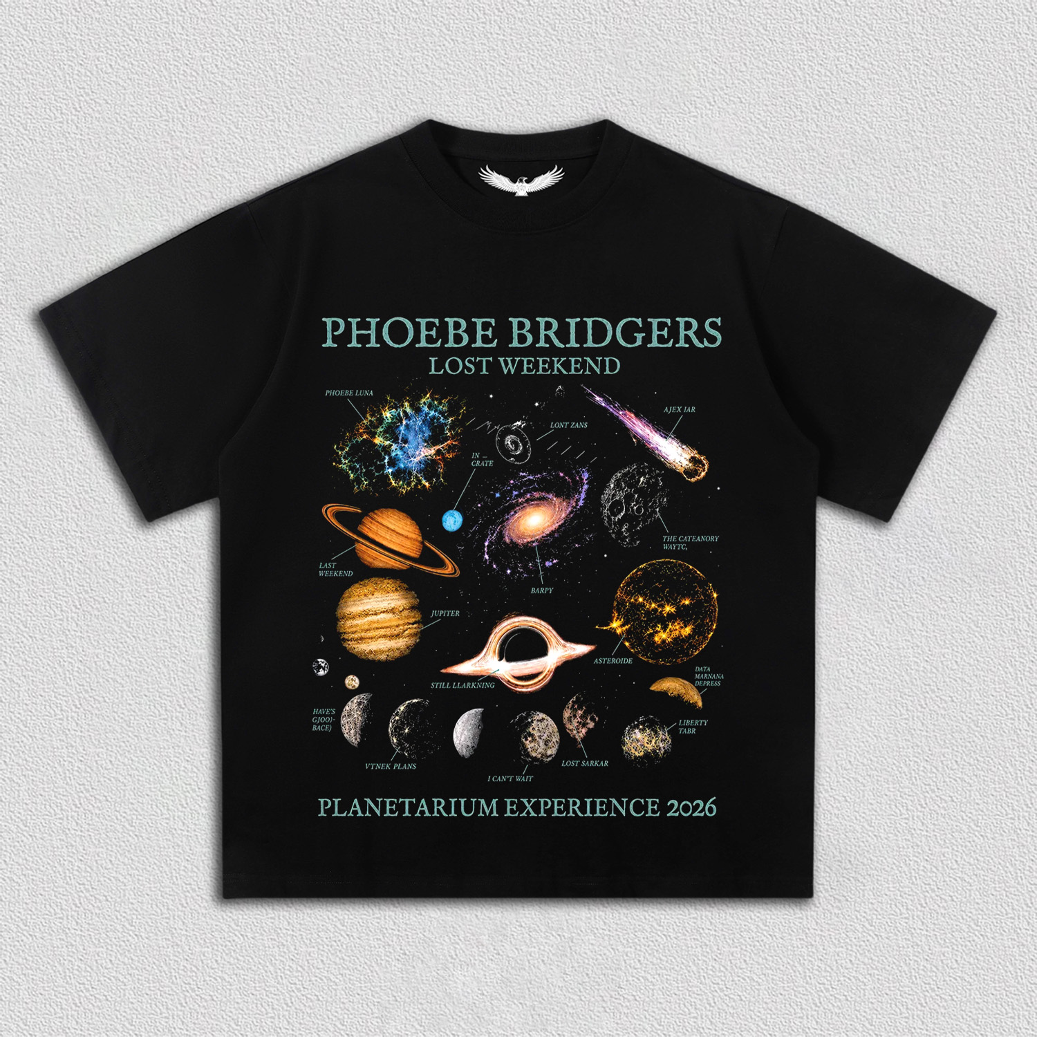 Phoebe Bridgers Planetarium Experience 2026 tee