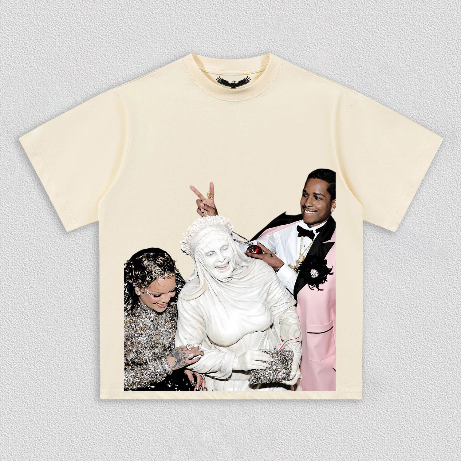 Rihanna &Heidi Klum & A$ap Rocky Tee