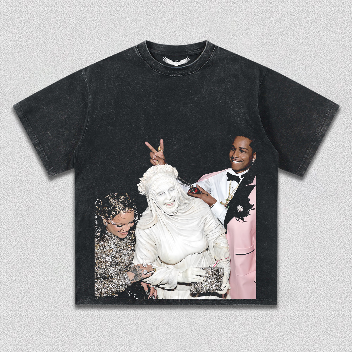 Rihanna &Heidi Klum & A$ap Rocky Tee