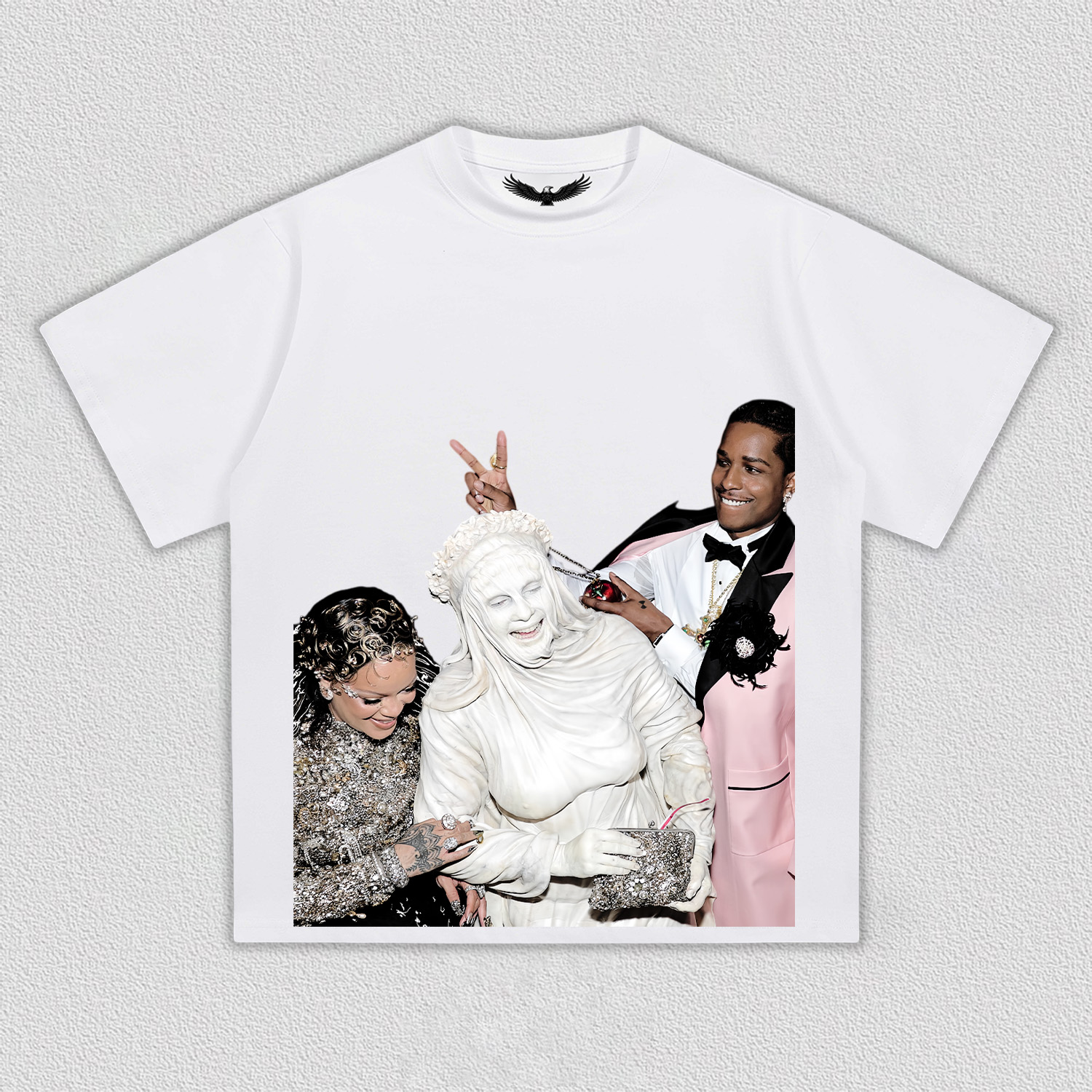 Rihanna &Heidi Klum & A$ap Rocky Tee