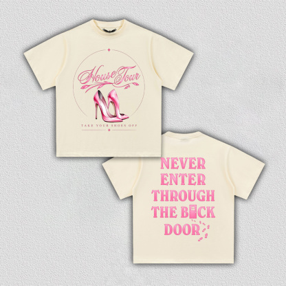 Sabrina Carpenter NEVER ENTER THROUGH THE BACK DOOR TEE