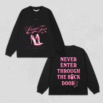 Sabrina Carpenter NEVER ENTER THROUGH THE BACK DOOR TEE