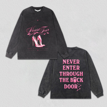 Sabrina Carpenter NEVER ENTER THROUGH THE BACK DOOR TEE