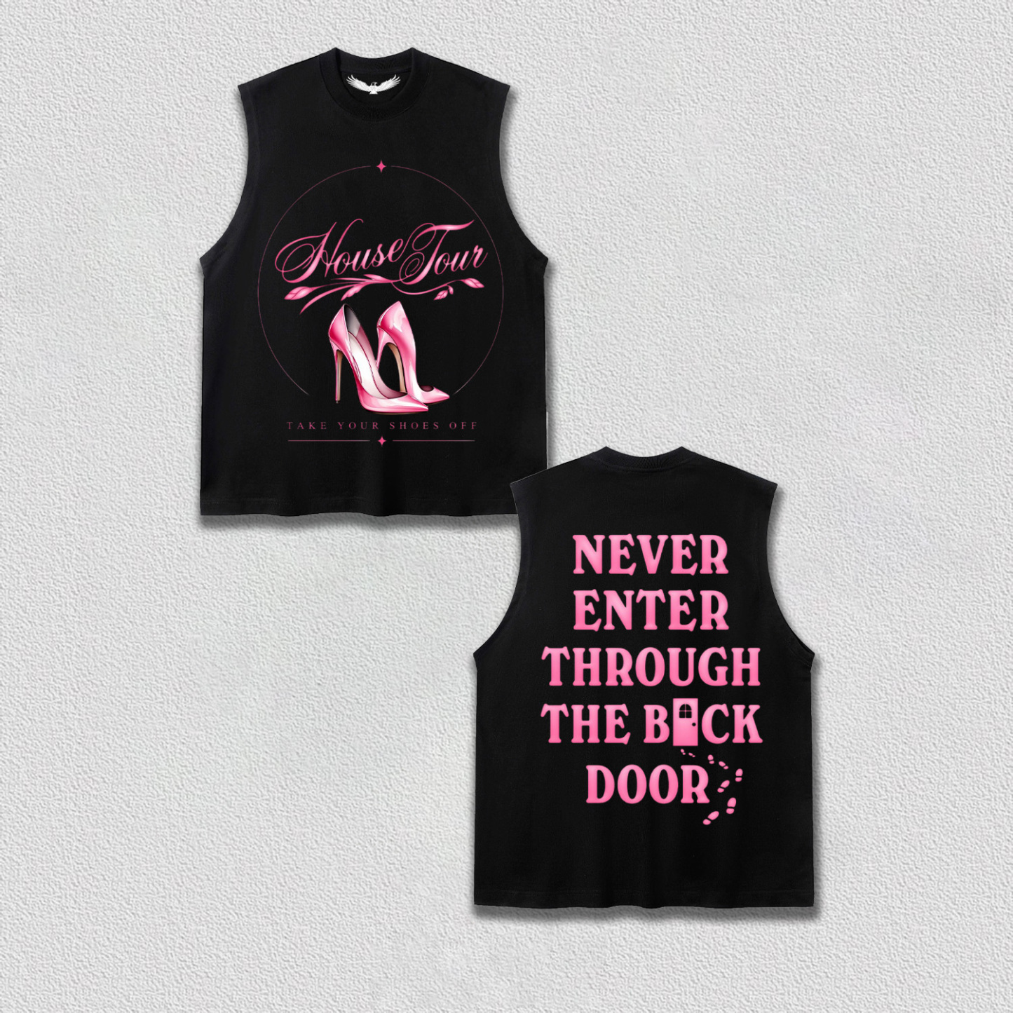 Sabrina Carpenter NEVER ENTER THROUGH THE BACK DOOR TEE