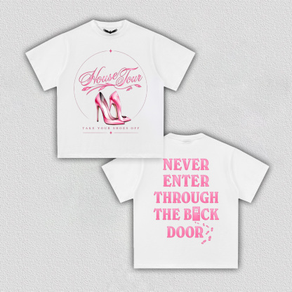 Sabrina Carpenter NEVER ENTER THROUGH THE BACK DOOR TEE