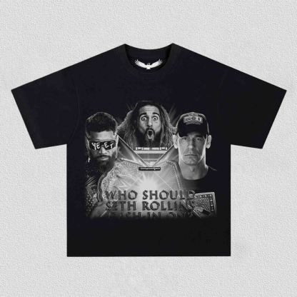 Seth Rollins & Jey Uso & John Cena TEE