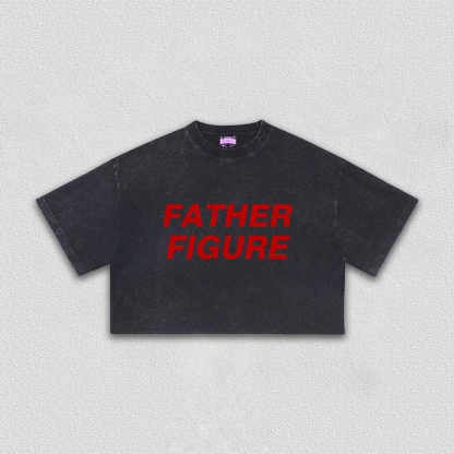 Father Figure Y2K Crop Tee