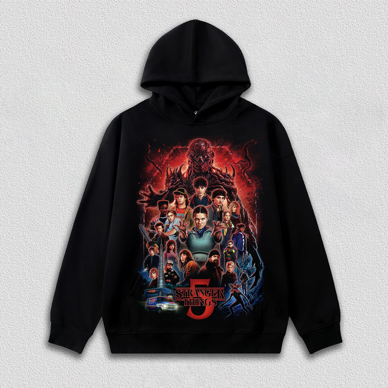 STRANGER THINGS 5.0 TEE & HOODIE