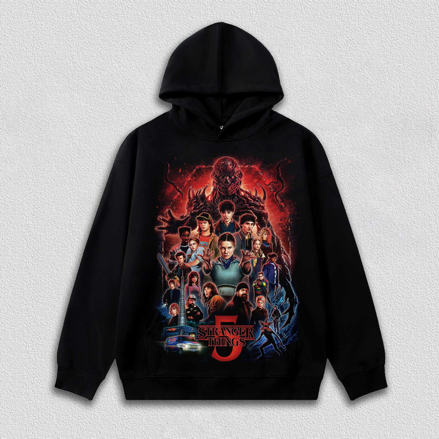 STRANGER THINGS 5.0 TEE & HOODIE