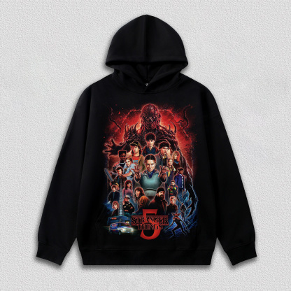 STRANGER THINGS 5.0 TEE & HOODIE
