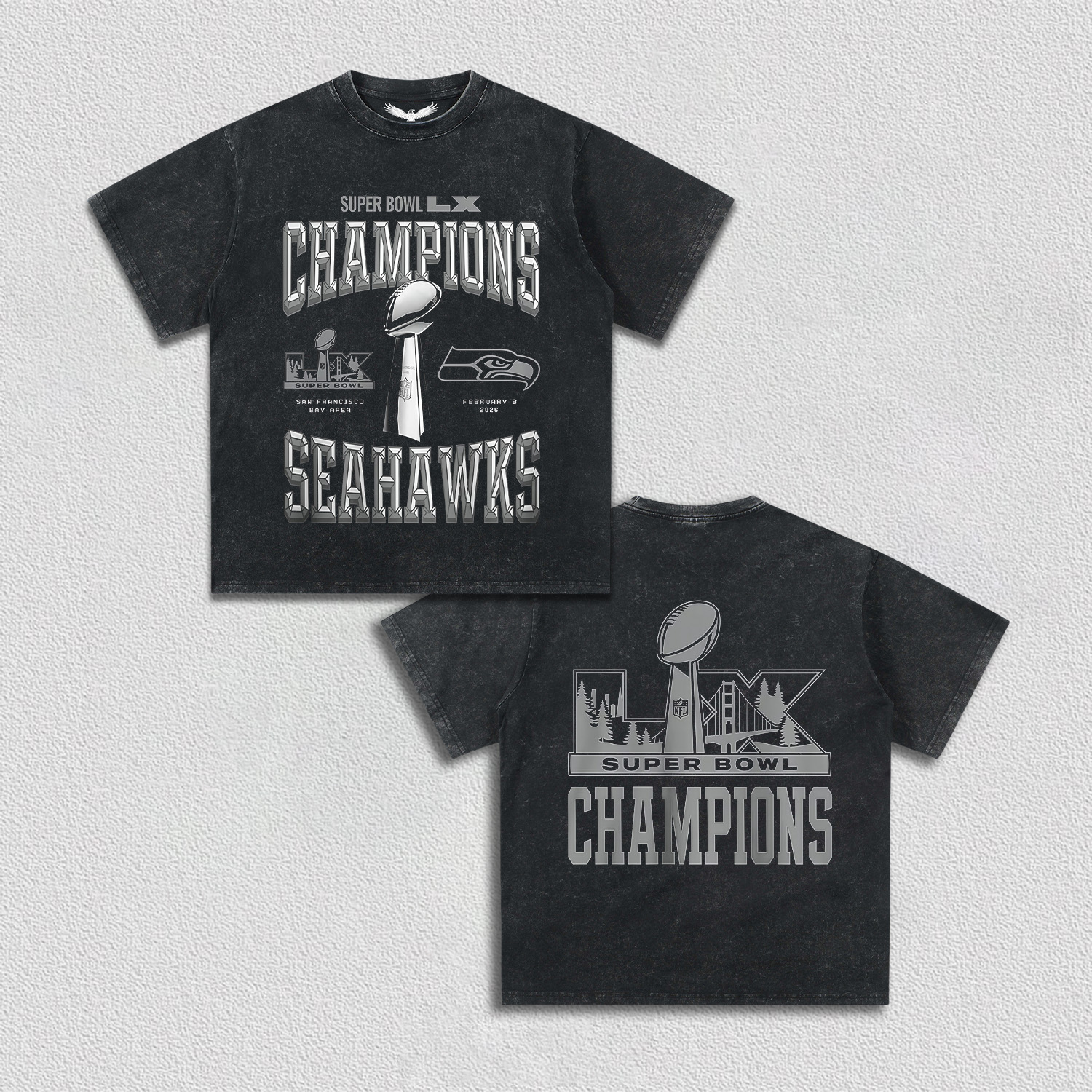 SUPER BOWL 2026 CHAMPIONS  TEE&HOODIE