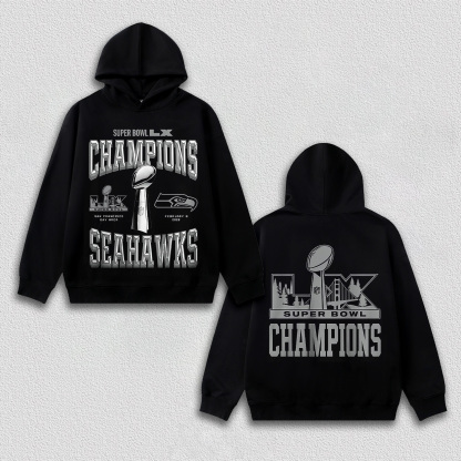 SUPER BOWL 2026 CHAMPIONS  TEE&HOODIE