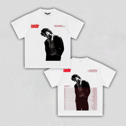 Sombr THE LATE NIGHTS & YOUNG ROMANCE TOUR Tee
