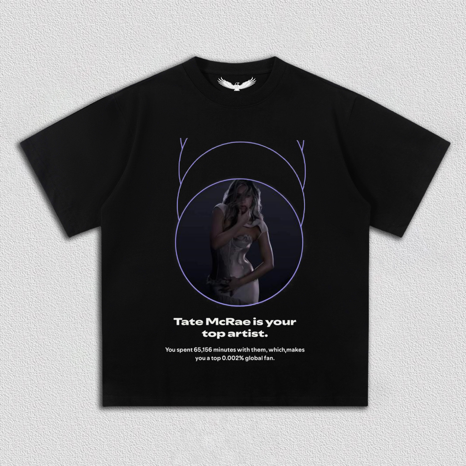 Tate Mcrae is your top artist(number can be changed)