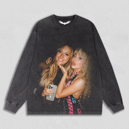 Tate McRae and Sabrina Carpenter TEE