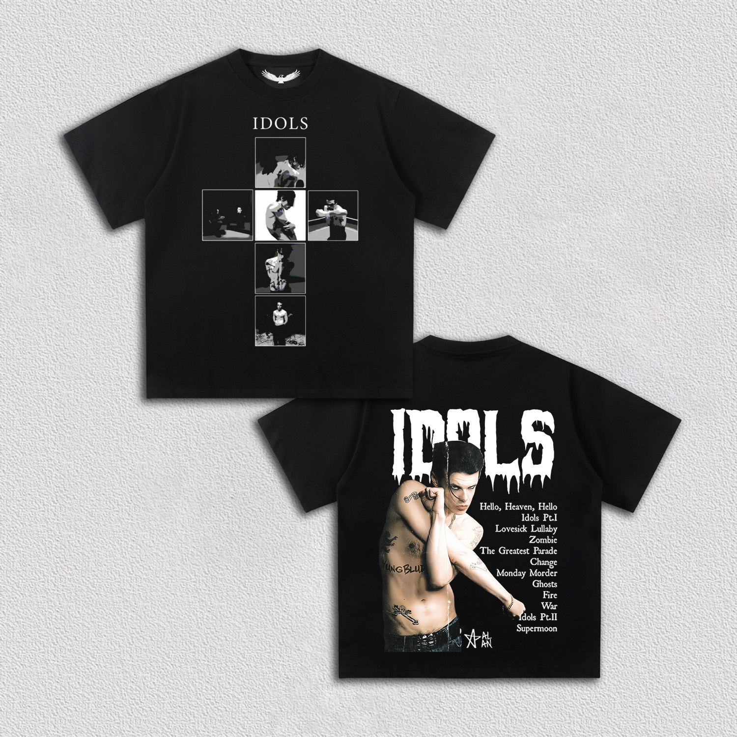 YUNGBLUD  IDOLS TEE&HOODIE 2.0