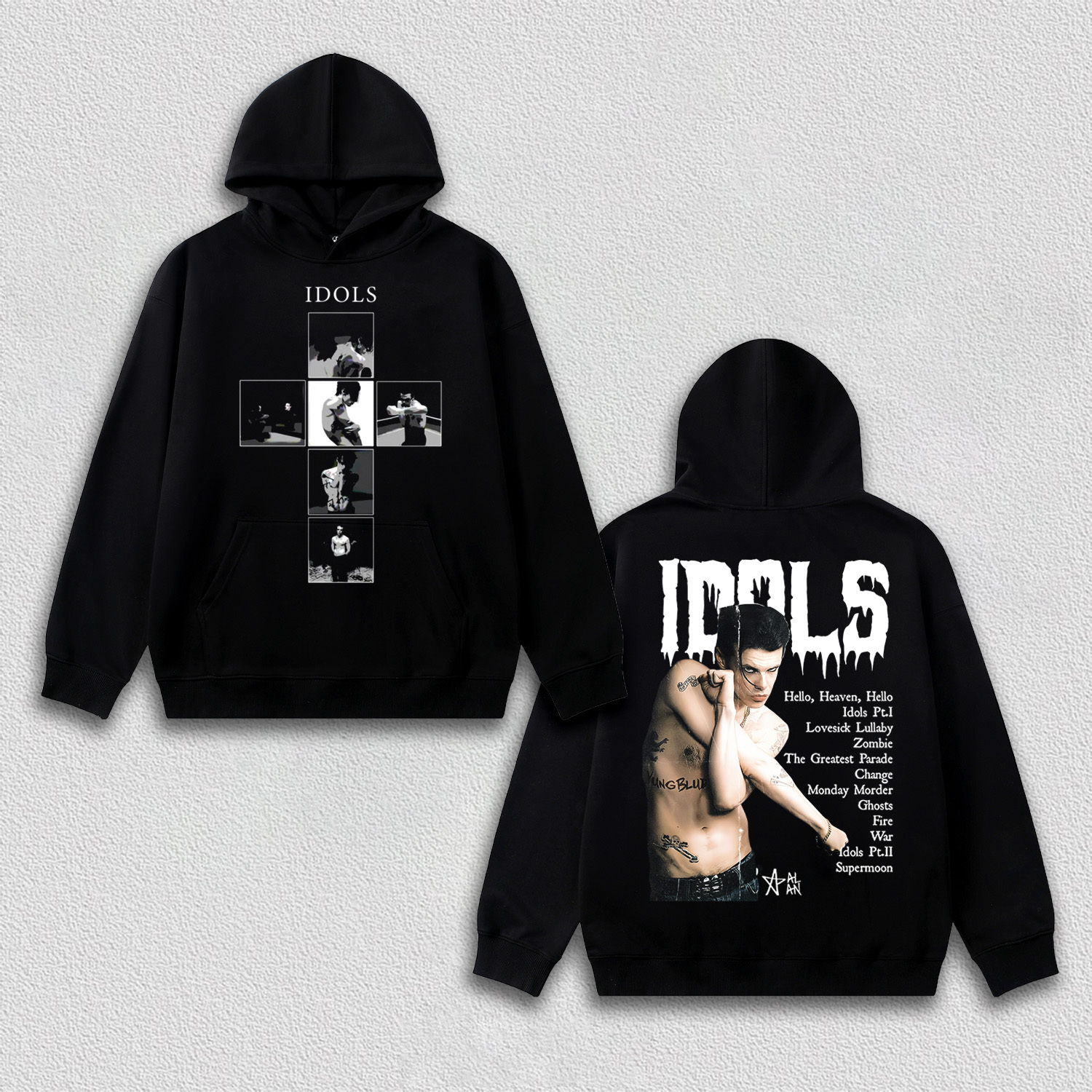 YUNGBLUD  IDOLS TEE&HOODIE 2.0