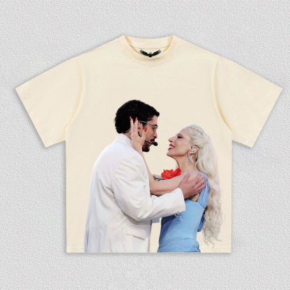 Lady Gaga & Bad Bunny super bowl tee