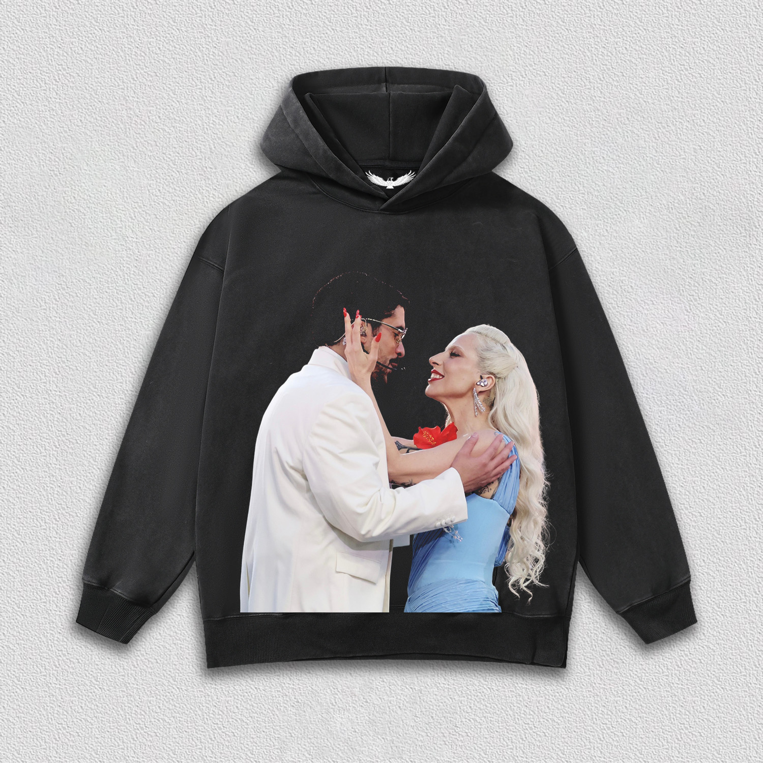 Lady Gaga & Bad Bunny super bowl tee