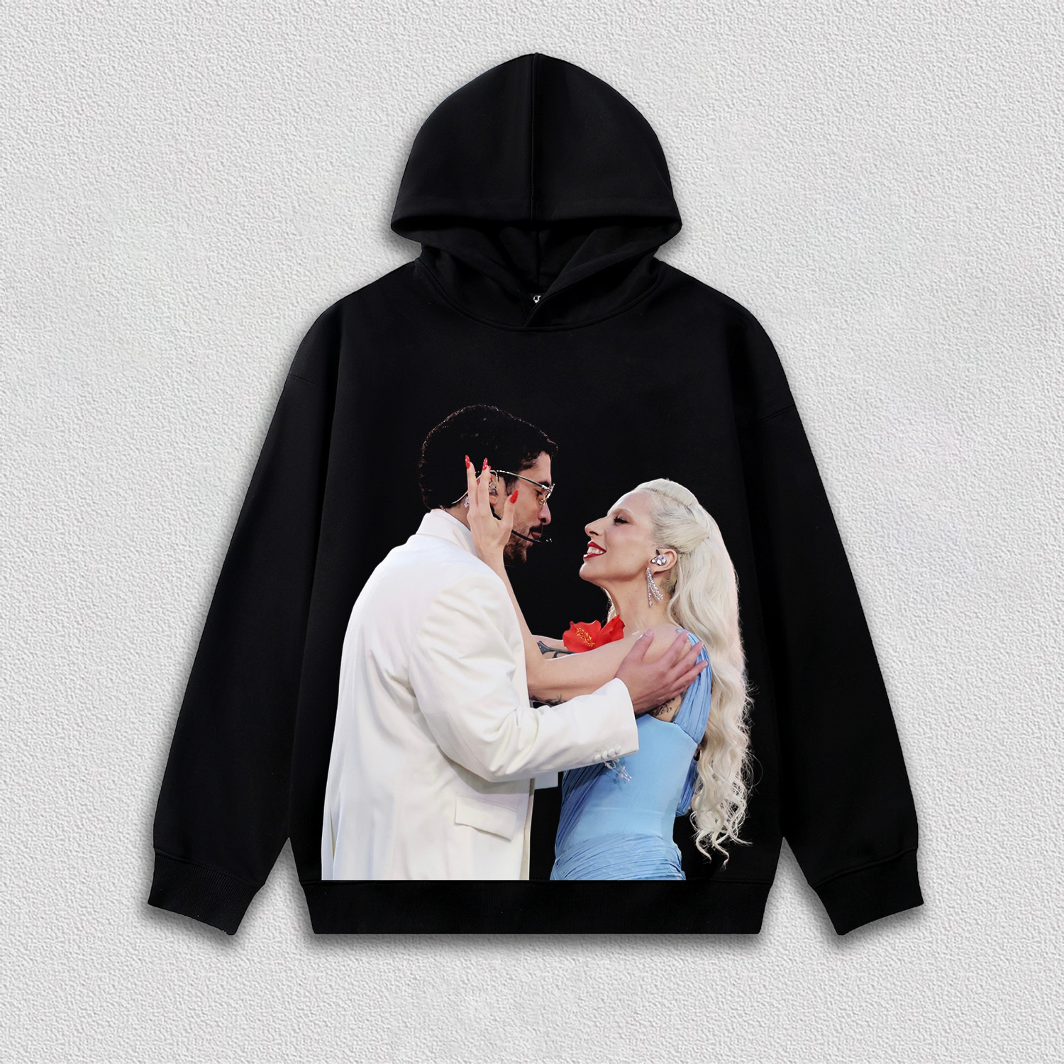 Lady Gaga & Bad Bunny super bowl tee