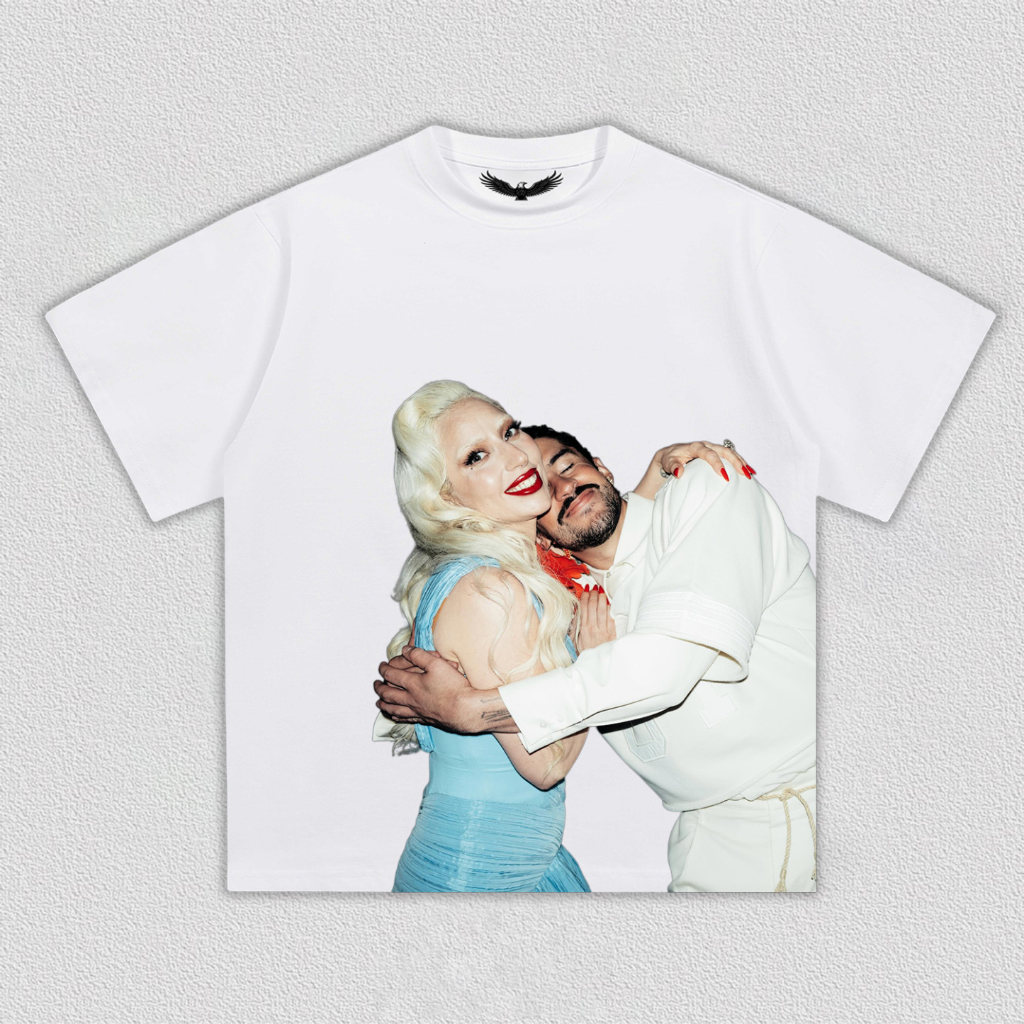 Lady Gaga & Bad Bunny super bowl tee