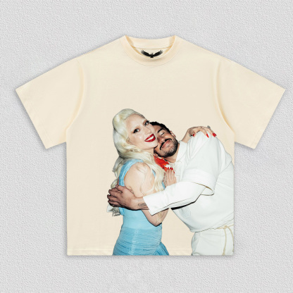 Lady Gaga & Bad Bunny super bowl tee