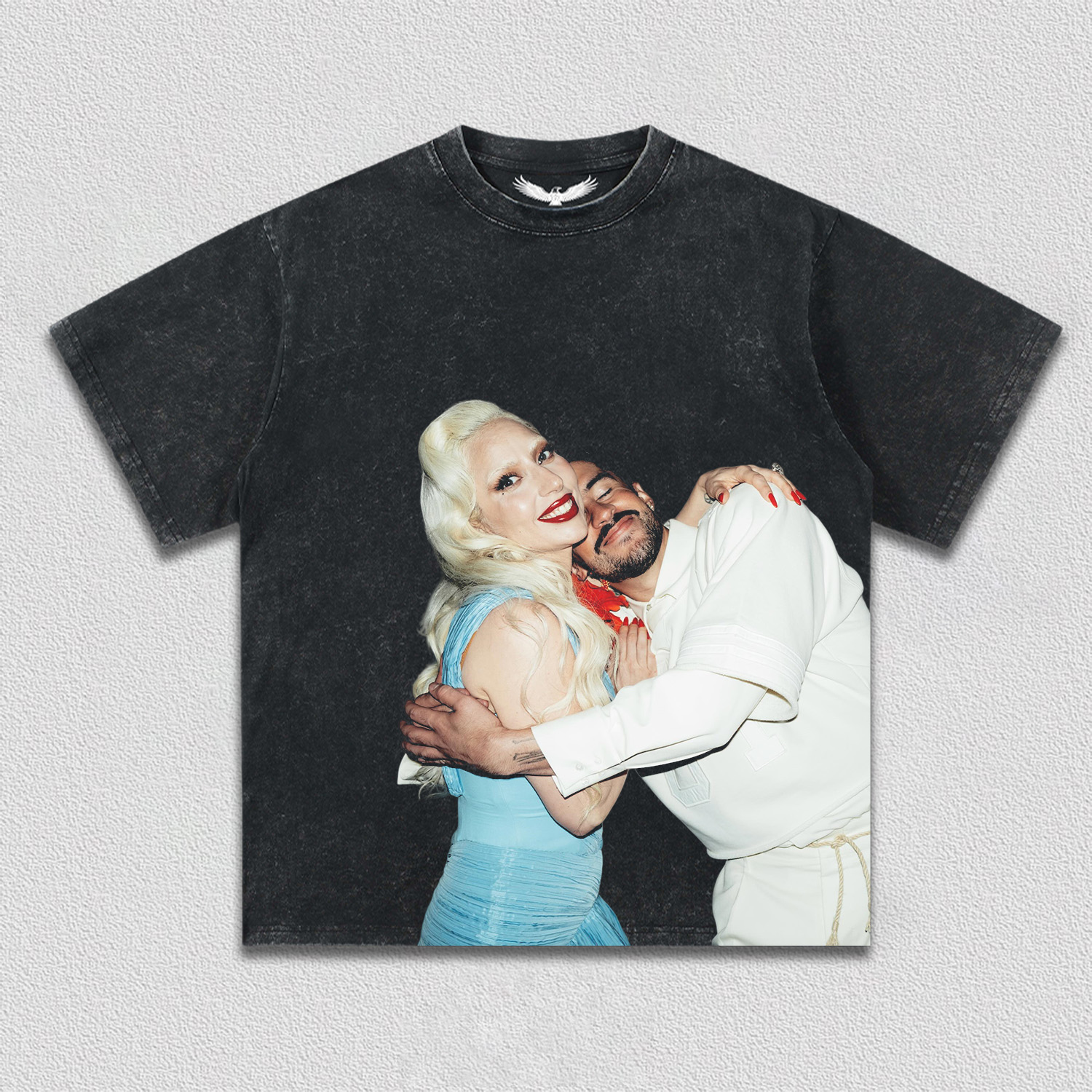 Lady Gaga & Bad Bunny super bowl tee