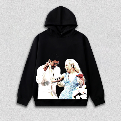 Lady Gaga & Bad Bunny super bowl tee