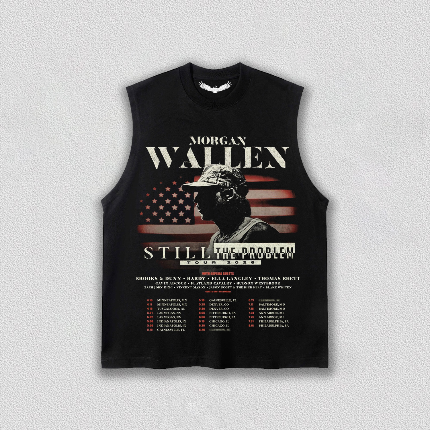 Morgan Wallen Still The Problem Tour 2026 Tee