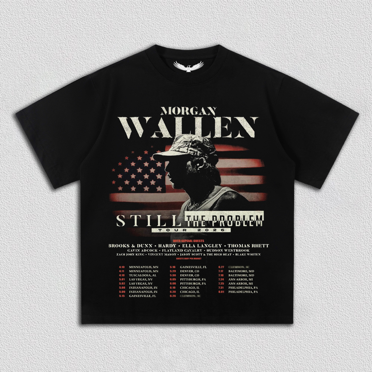 Morgan Wallen Still The Problem Tour 2026 Tee