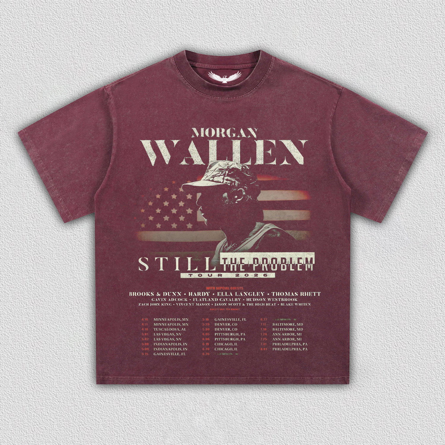 Morgan Wallen Still The Problem Tour 2026 Tee