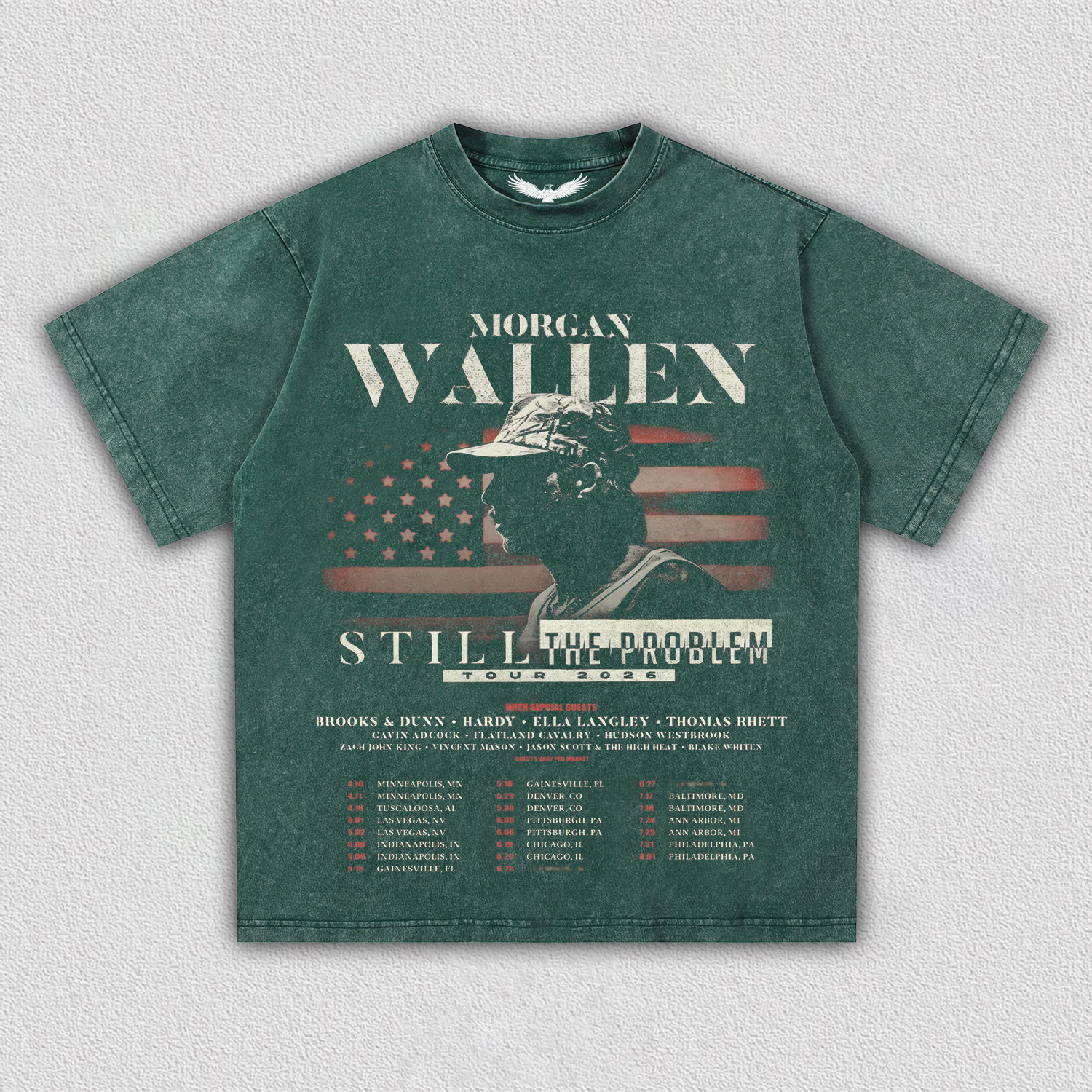 Morgan Wallen Still The Problem Tour 2026 Tee