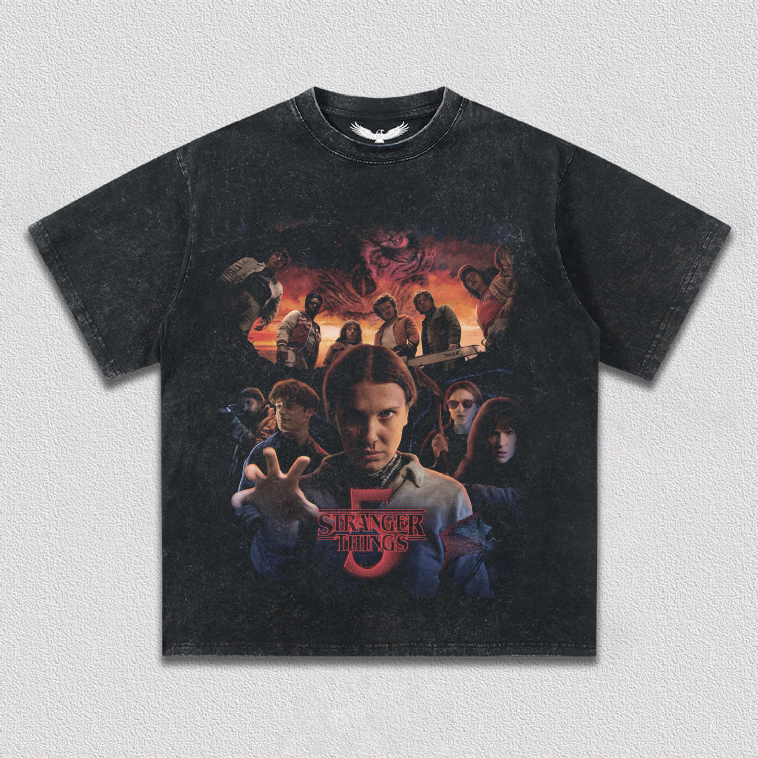 stranger things 5 V9 TEE