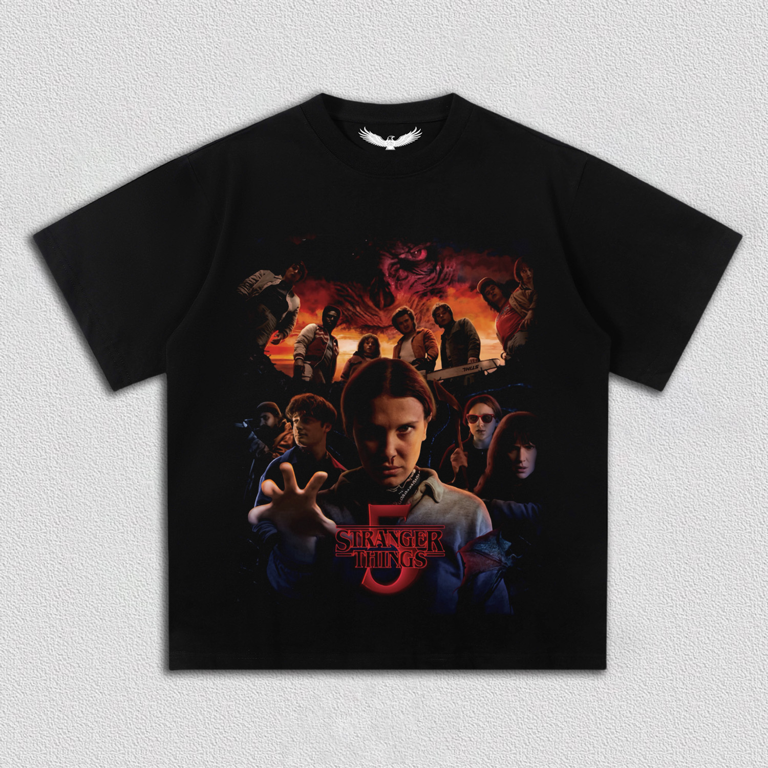 stranger things 5 V9 TEE