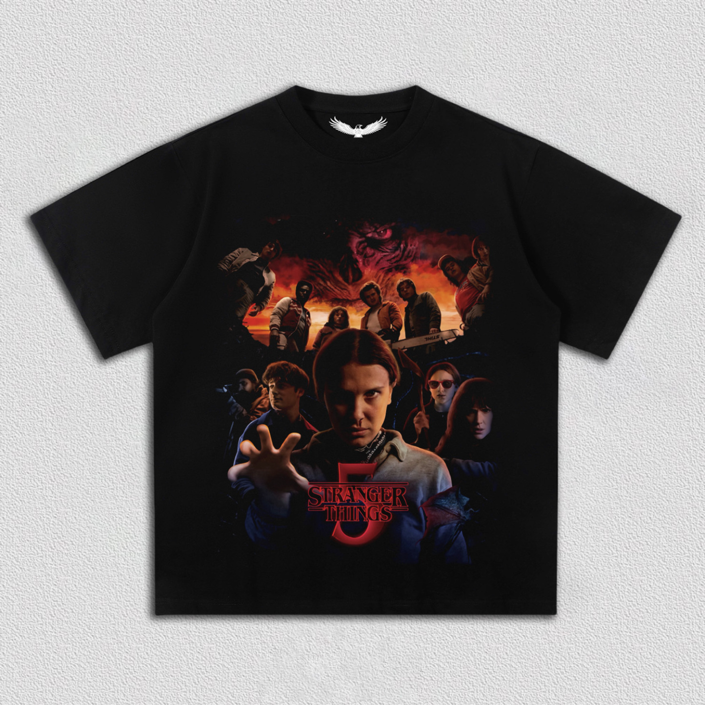stranger things 5 V9 TEE