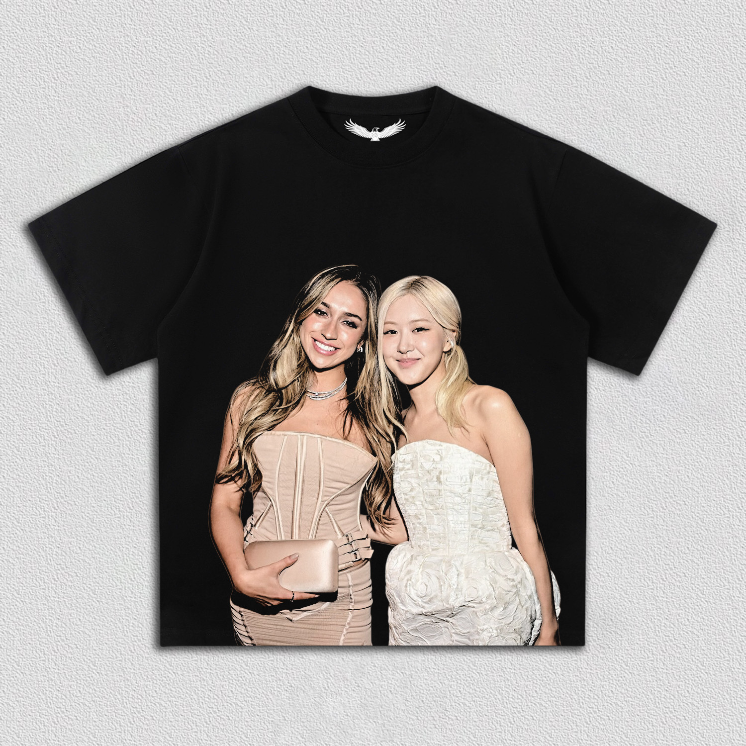 TATE MCRAE and rose tee