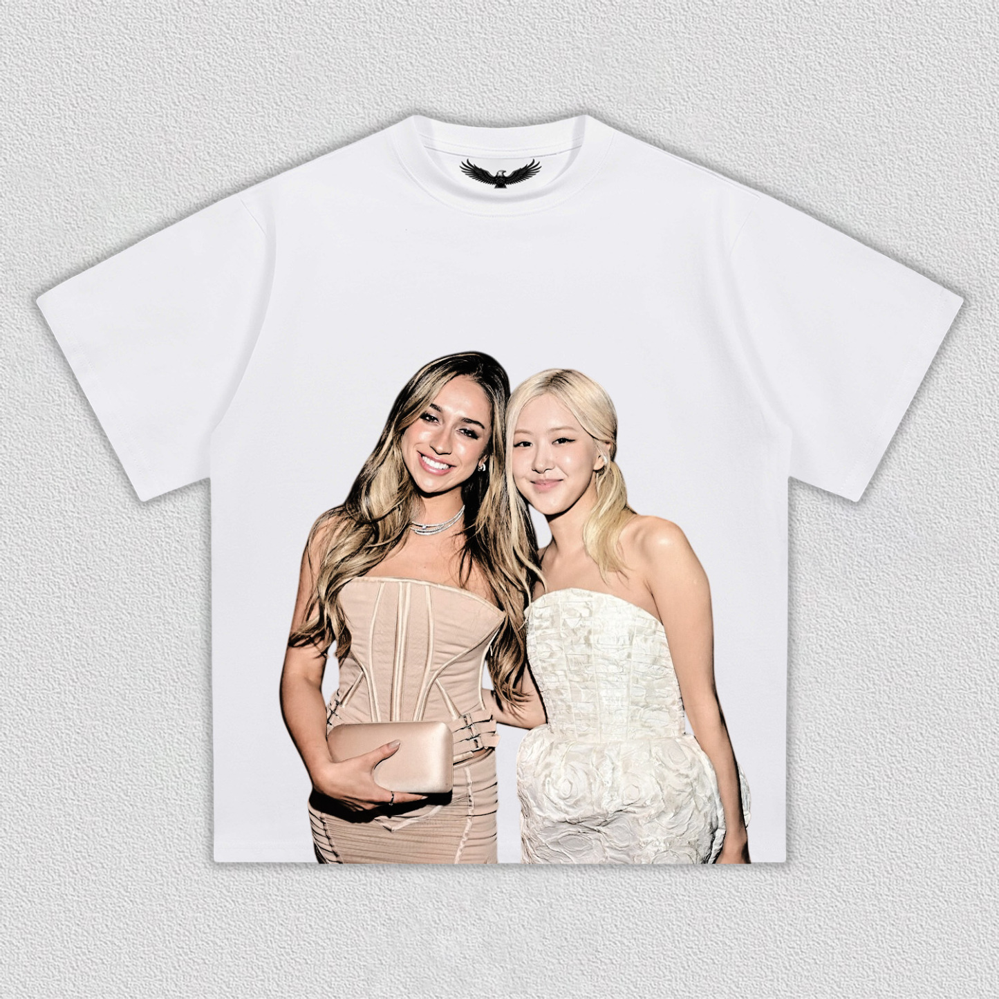 TATE MCRAE and rose tee