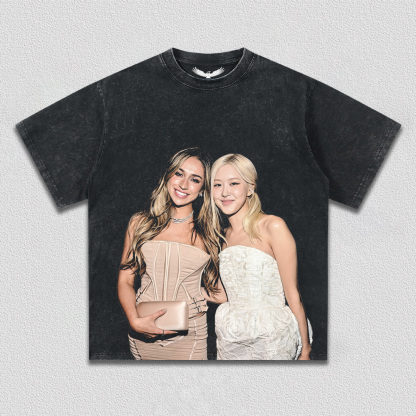 TATE MCRAE and rose tee