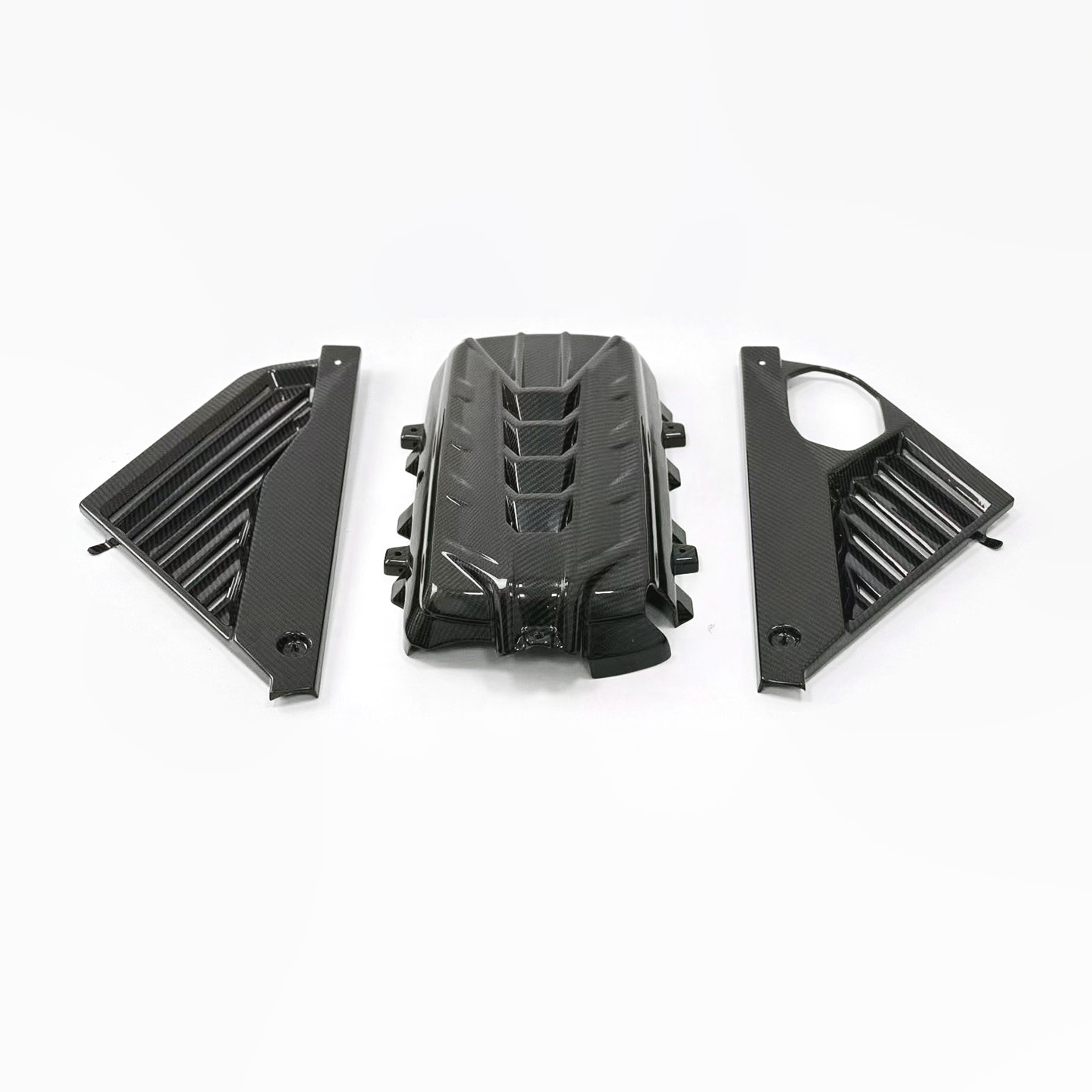 For C8 Corvette Dry Carbon Fiber Engine Bay Upgrades | Engine Cover